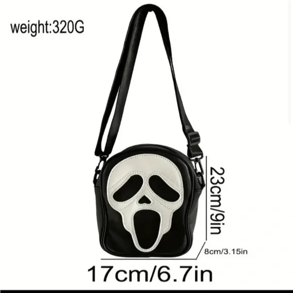 LAST ONE Ghostface Scream Crossbody Bag - Picture 2 of 8